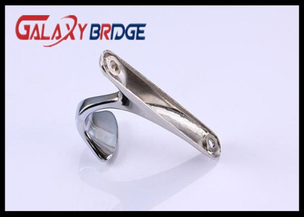Silver Cloth Hanging Hooks , Zinc Alloy Wall Mounted Coat Hooks Classical Jacket Hander Hooks