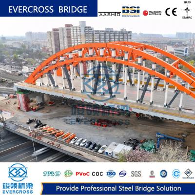 Customizable Arch Steel Bridge Diverse Design Steel Concrete Bridge