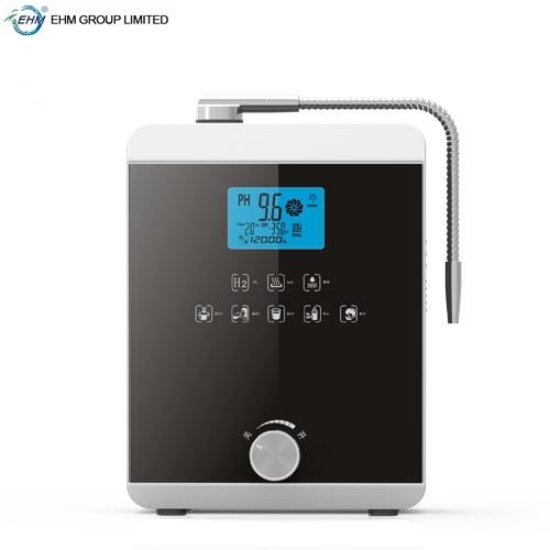 Ioniseur d'eau alcaline EHM 11 plaques avec 5 niveaux de pH et certification CE
