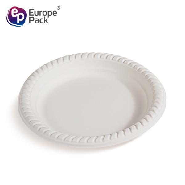 Wholesale picnic supplies cornstarch biodegradable plastic food compartment tray