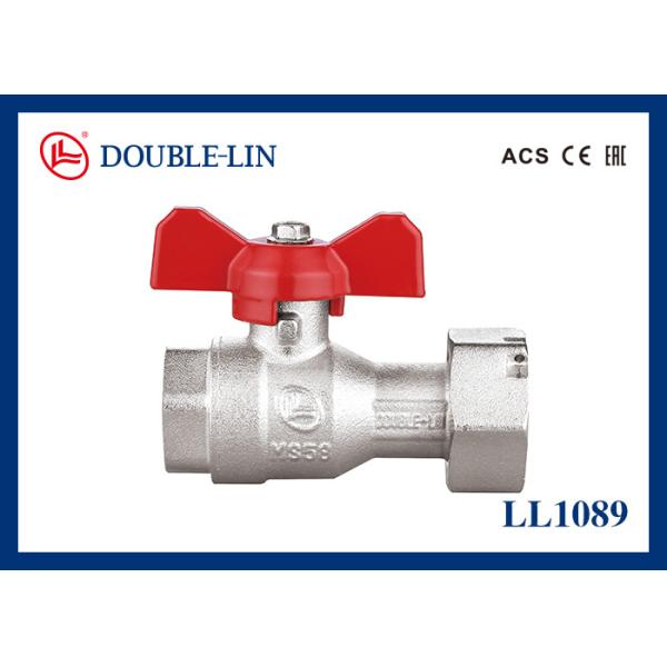 Женское x вращаясь женские шариковые клапаны гайки PN25 латунные