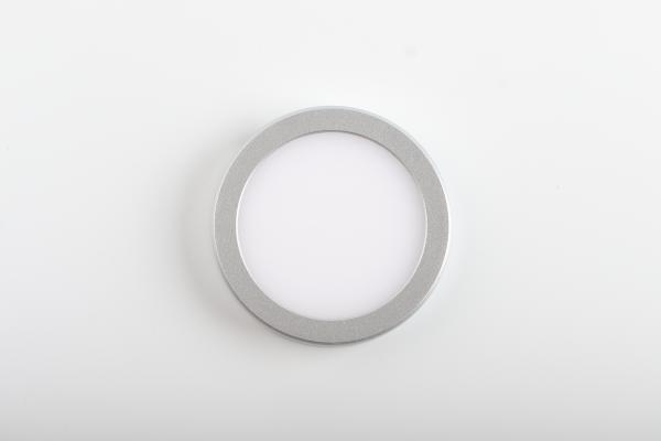A1122 Round Surface mounted Spotlight, (PC+ABS)+PS, Φ60mm(diameter)×10mm(thickness), Ra>90, DC12V, 1.5W, SMD2835/24PCS