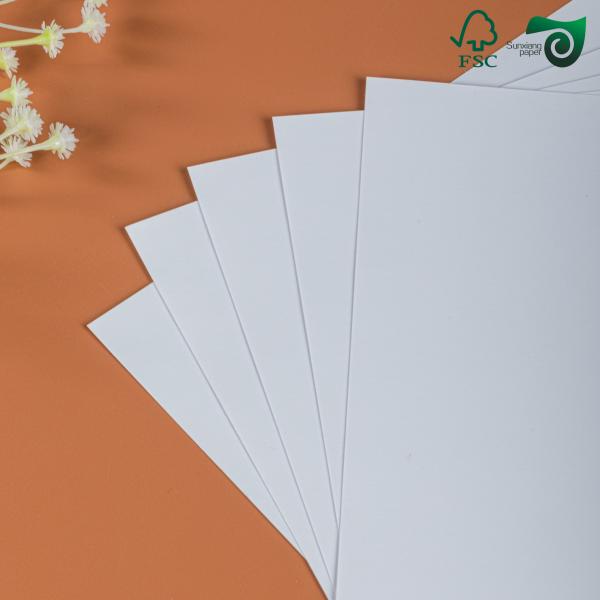 226μM Self Adhesive Sticker Paper White Glossy Waterproof Polypropylene Synthetic Paper