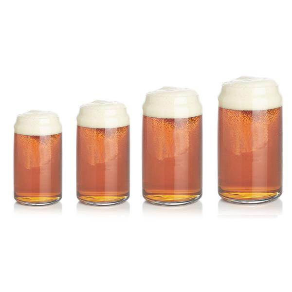 13oz Beer Glasses Crystal Clear Construction With Logo Printing Service