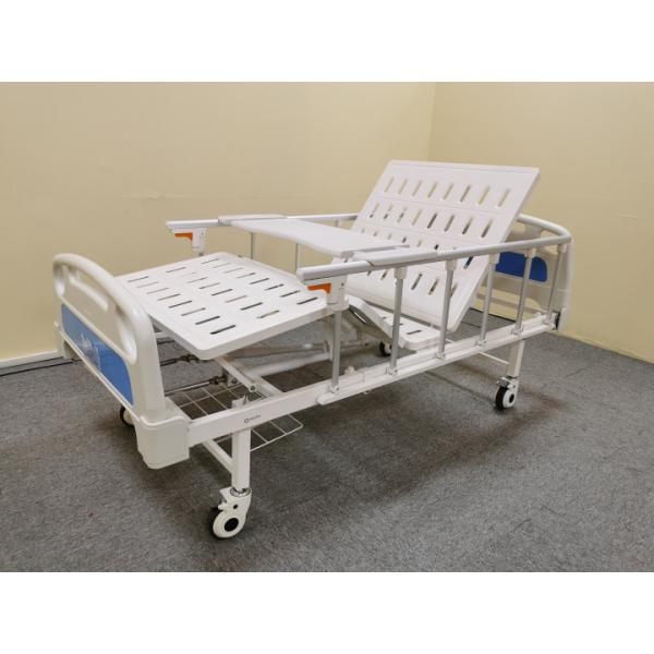 Сталь кровати больницы 2 рукояток ручная терпеливая распыляет пластиковую рамку
