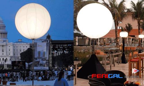 Balão de luz LED inflável de 800W com tripé: poderosa publicidade ao ar livre