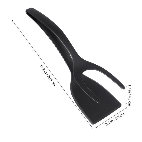 Fruit Vegetable Tools Type 2 In 1 Spatula Tong PPA Material Grip and Flip Egg Clip