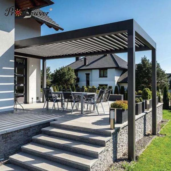 Factory Price! Automatic Waterproof Roof Pergola Louver, Aluminum Louver Roof