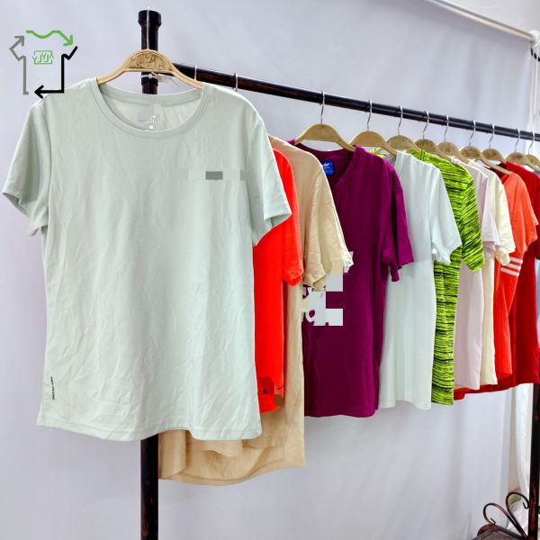 Casual Luxury Pre Loved Brand Clothes Second Hand Women's T Shirt Mixed Coulor