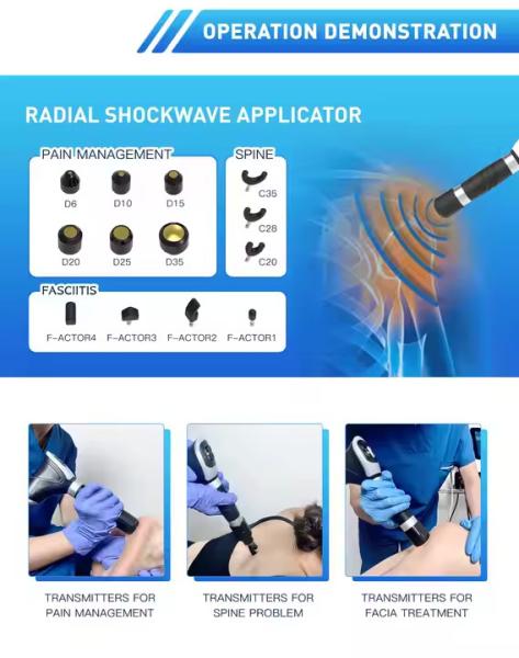 3 in 1 Shockwave Combination EMS TENS Electrotherapy Ultrasound Radial Pneumatic Shockwave Therapy Machine
