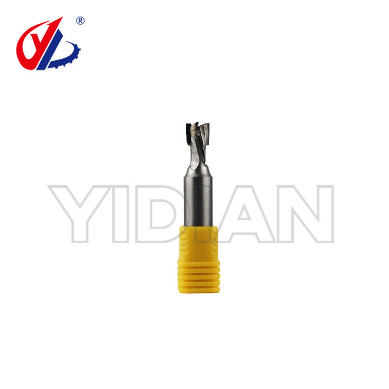 PCD Diamond Spiral Router Bit with 10 mm Cutting Diameter 16 mm Cutting Height and 12.7 mm Shank Diameter for CNC Woodworking
