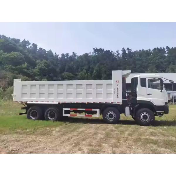 Venta de Dongfeng en África Carga útil de trabajo pesado 50T 375hp Transmisión manual Diesel combustible 8 * 4 camión descargador
