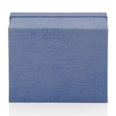 Navy Blue A4 Size T Shirt Paper Box With Embossing Glossy Lamination Printing