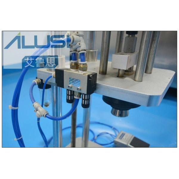20-30 Bot / Min Perfume Manufacturing Equipment Semi Auto Vial Aluminum Ampoule Crimping Machinery