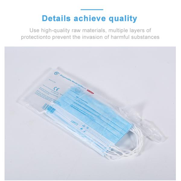 Personal Protective Surgical Mask 3PLY Disposable Medical Face Mask