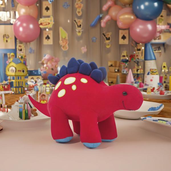 Long Stegosaurus Dinosaur Plush Toy Unisex Stress Relief Stuffed Animals Birthday Gifts Boys Girls Parties