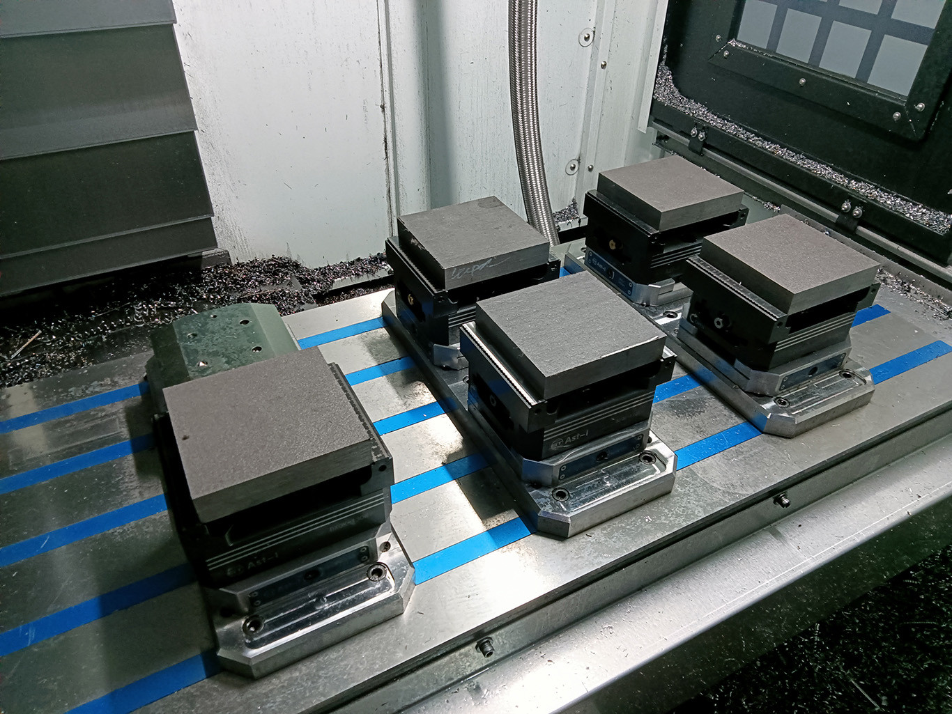 Riser Workholding 5-ти осевые тиски Ручные прецизионные самоцентрирующиеся тиски