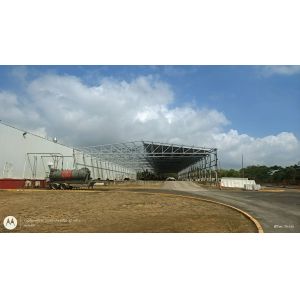 Steel Structure Warehouse Metal Frame Construction Designed to Maximize Storage Capacity and Ensure Structural Stability