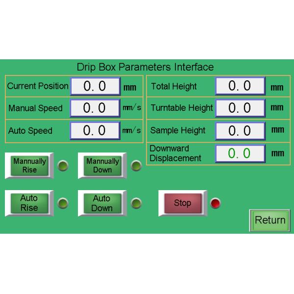 Caja vertical movible del goteo de la lluvia del equipo de prueba de la protección del ingreso del IEC 60529 IPX1 IPX2