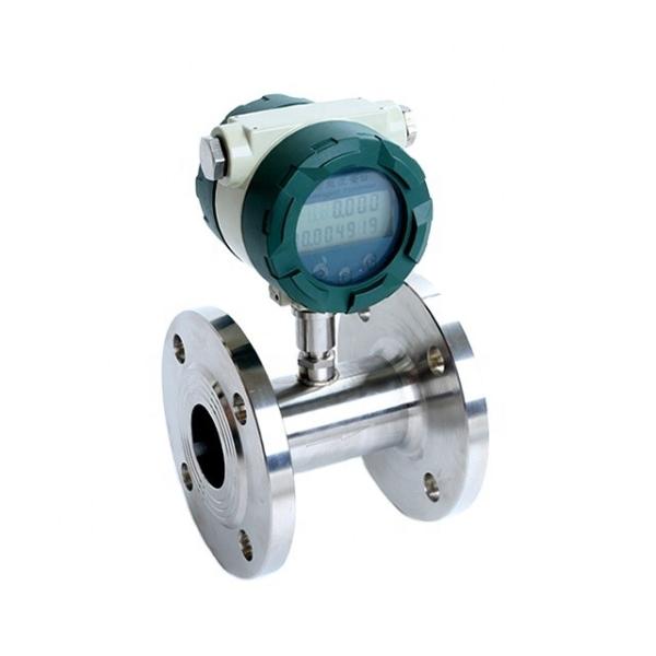 Medidor de fluxo de água/alimentos de turbina de tipo flange digital económico