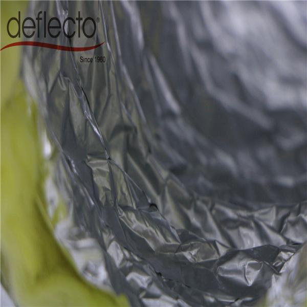 Glass Wool Insulated Exhaust Duct , 18k 200mm Flexible Ducting Heat Insulation