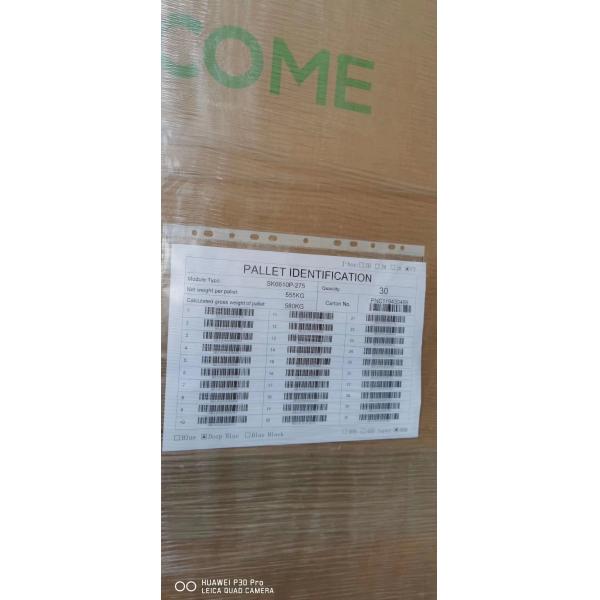 Commercial Blue Monocrystalline Solar Panel / Mono Cell Solar Panel 275W