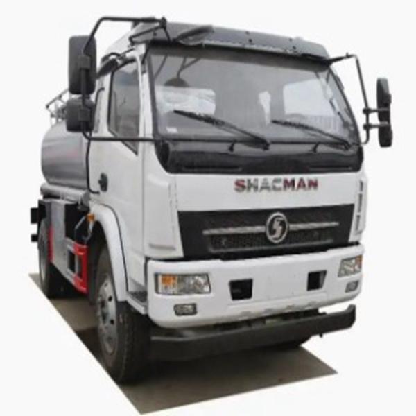 Shacman F2000 4x2 Carbon Steel Fuel Oil Tank Truck 10000 Little 10 Ton Light Truck With Hydraulic System For Ethiopia