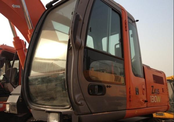 USED HITACHI ZX130W WHEEL EXCAVATOR FOR SALE ORIGINAL JAPAN HITACHI ZX130W FOR SALE CHINA