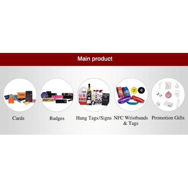 Wholesale Blank Printable PVC NFC Business Card With NFC 213/215/216 Sticker