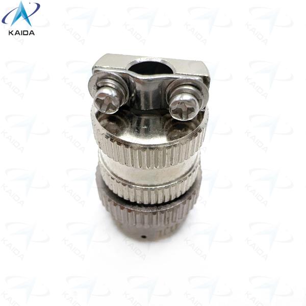 Circular Electrical Connector Plug with Straight Clamp Back Shell Electroless Nickel Connector Shell.Y8D Series.Y8D-4TJL