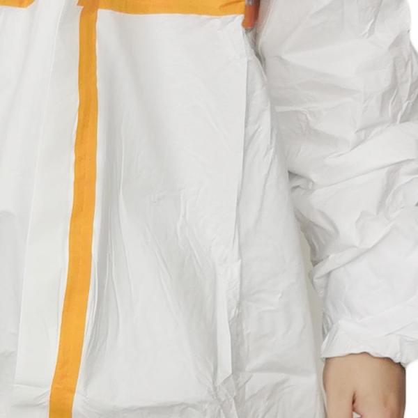 Ppe Disposable Non Woven Isolation Gown Non Sterile With Long Sleeve