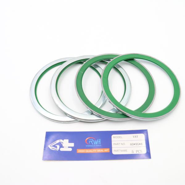 Материал Pu кольца уплотнения VAY пыли Pin ведра гидравлическим покрыванный металлом