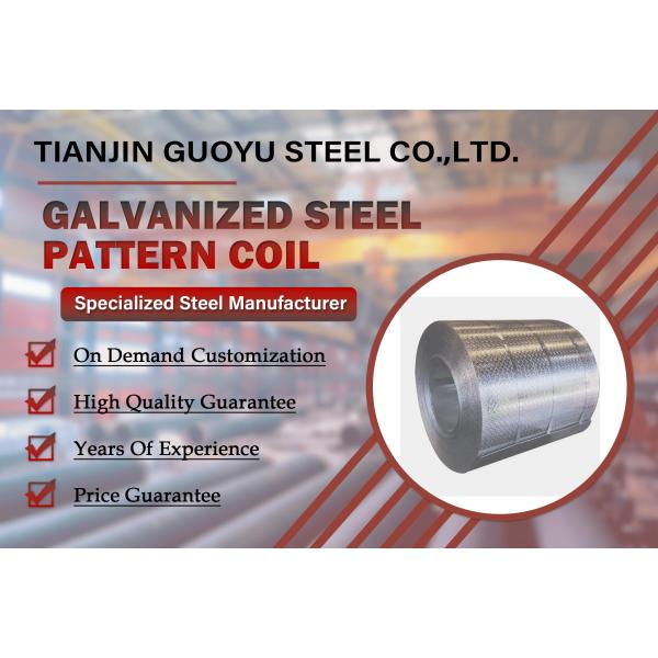 Hot Selling Anti-Slip DX51D Zinc Coated Galvanized Pattern Steel Plate JIS AISI ASTM GB EN Special Industry Cutting Sheets