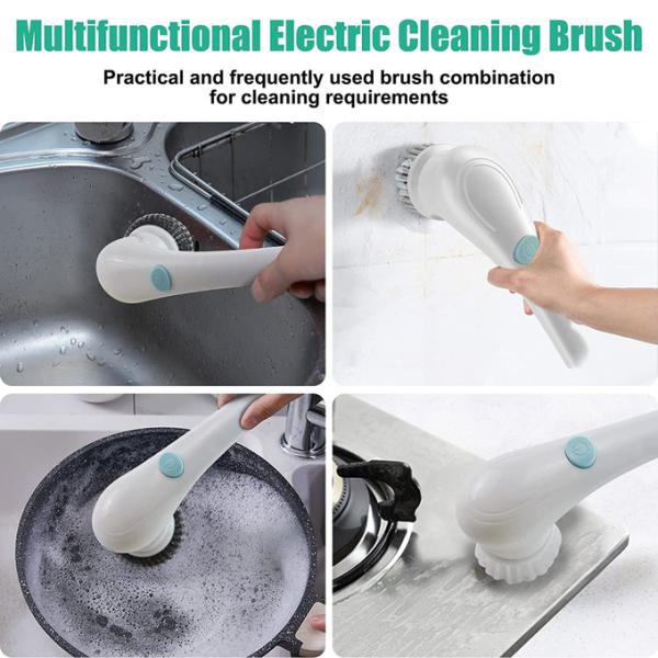 Стенный электрический спин плитки скрабнер электрический беспроводной питания ручной