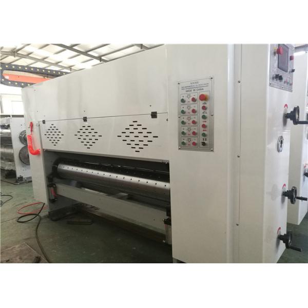 4 Colors Printer Rotary Die Cutter For Corrugated Fruit Carton Box Machine