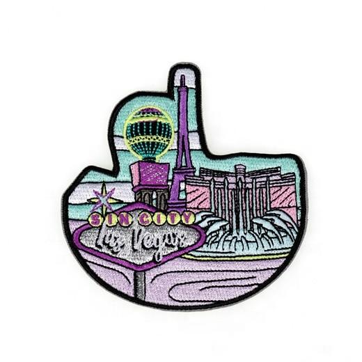 Exclusive Cute Embroidery Patches , Souvenir Sew Chenille Letter Patches