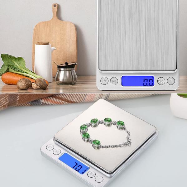 Balance électronique portable LCD Super Mini Balance numérique pour bijoux 1000g 0.01g-500g Balance de poche Balance de poids Grammes