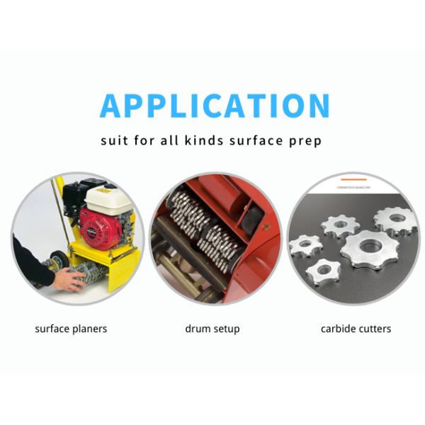 Конкретные скарификаторы 6 частей Планерс пола поверхности цемента резцов вольфрама ТКТ края анфас