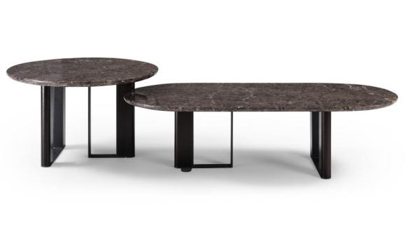 Modern Round Dining Table Set Furniture D100 X H75cm With Stainless Steel Marble Material