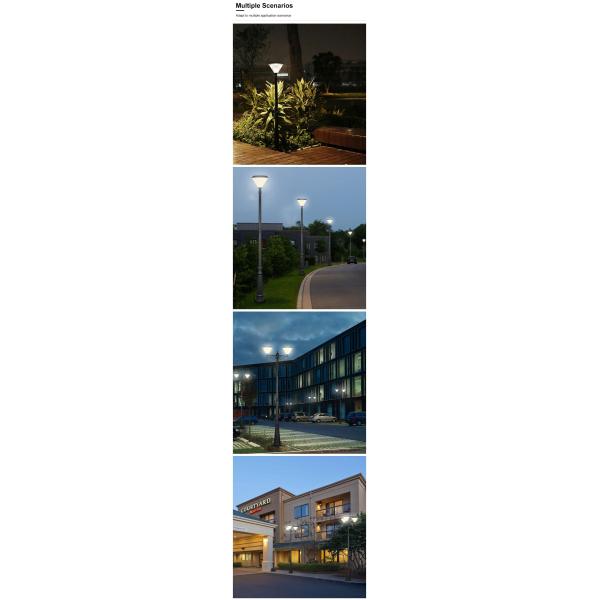 Водоустойчивый свободный связывая проволокой свет на открытом воздухе дорожки солнечный, интегрированная солнечная лампа приведенная 100lm