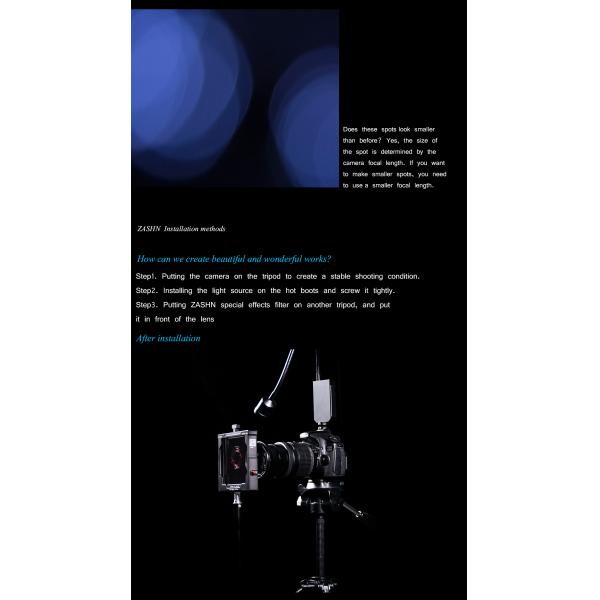 Special Effects Filter 100 * 100mm Portrait Photography ZASHN Filter Optical Glass ZASHN S - Blue 100 I Filter