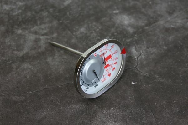 Wide Screen Oval Shape Oven Temperature Gauge , Digital Baking Thermometer Simple Operation