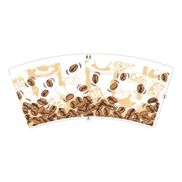 7oz 8oz laminou placas do copo de papel