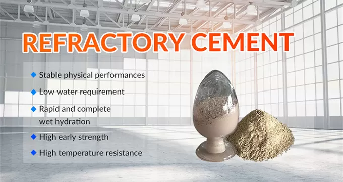 CA50 A600 A700 CA70 CA80 High Alumina Refractory Cement Castable Firebrick Cement