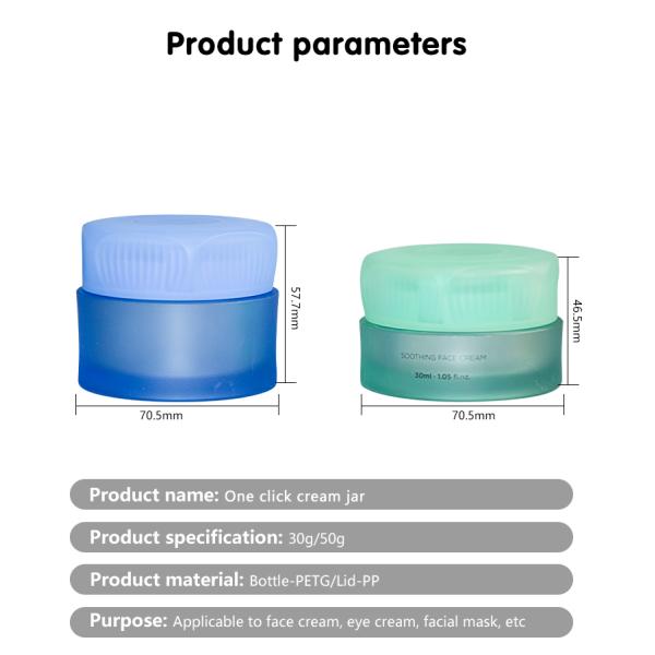 Инновационная роскошная косметическая упаковка банка медуза дизайн серии косметическая бутылка -30г 50г