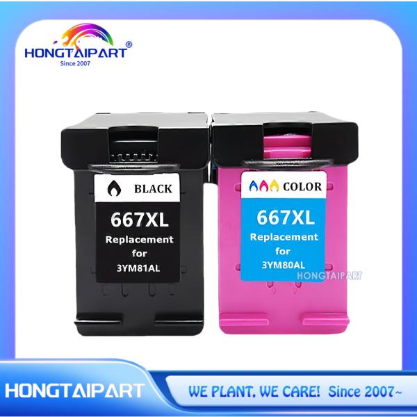 インクカートリッジ 3YM81AL 3YM80AL 667XL 667 HP用 デスクジェットインクアドバンテージ 1275 2374 2375 2376 2775 2776 プラス 6475 6476 デスクジェットプラスインクアドバンテージ 6075 プリンター