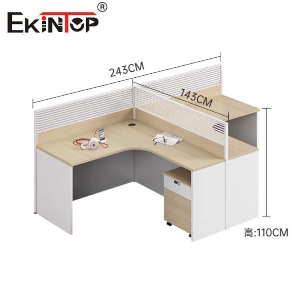 Современная L-образная исполнительная рабочая станция офисный стол для рабочего пространства