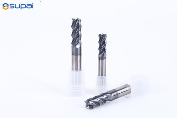 Unequal Helix Angle pitch Milling Cutter For Processing Titanium Alloy Cementd Carbide CNC Tools