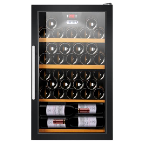 Glass Door Red Wine Storage Showcase 220~240V/50Hz Energy Saving