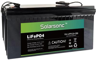 Bateria de lítio de 12 V 100h de vida útil para armazenamento de energia solar